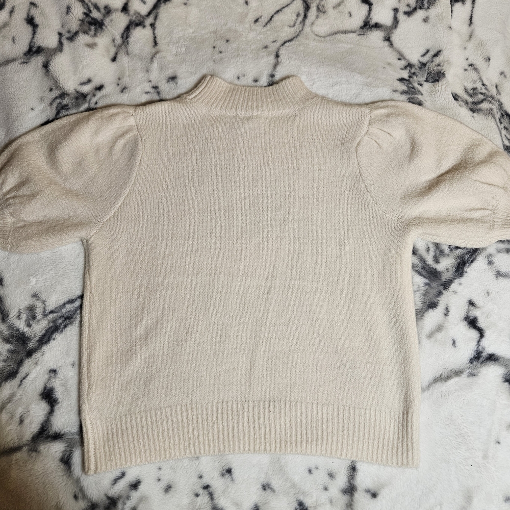 Cream Puff Sleeve Women's Sweater - Picture 3 of 6